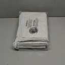 Cream Linen Blackout Curtains 84 Length 2 Panels Set for Living Room Bedroom, 100% Black Out Thermal Insulated Linen Drapes, Room Darkening Grommet Curtains 84 Inches Long Natural Beige