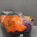 12FT Halloween Inflatables Decoration Outdoor Giant Pumpkin Reaper Ghost with 3-Colored Rotation Flame LEDs Spooky Halloween Blow Up Yard Decorations Outdoor Holiday Party Yard Lawn Decor