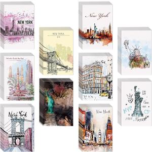 Sinload 100 Pcs New York Travel Gift Pocket Notebook Bulk New York Souvenirs Classic New York Gifts & Collectibles, Souvenirs from USA Travel Mini Journals for Journaling Diary Traveller Women Friends