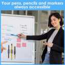 20 PCS Adhesive Pencil Holders for Desk, Silicone Pencil Holder for Notebook, Marker Holder for Clipboard and Wall, Classroom School Office Desk Accessories, Teacher Supplies (Grey)