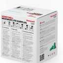 Howard Leight by Honeywell Maximum Lite Low Pressure Corded Disposable Foam Earplugs, Box of 100 Pairs (LPF-30) ,Green