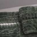 Smiry Couch Cover for Dogs Washable, Non Slip Fuzzy Pet Couch Covers for 3 Cushion Sofa Pet Friendly, Thick Soft Sofa Slipcovers Cushion Protector (Dark Green, 27.6" x 59")