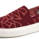 Dearfoams Women's Sophie Loafers (8, Cabernet Print)