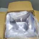 128 oz Clear Wave Square Bowls, 25 Packs
