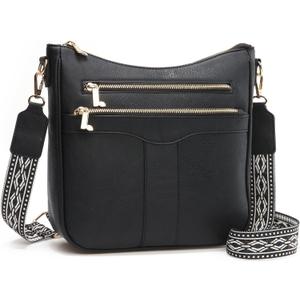 Valleycomfy Crossbody Bags for Women, Lightweight Crossbody Purses Soft Leather Shoulder Handbags