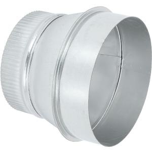 PATIKIL 6 Inch to 5 Inch Duct Reducer, Galvanized Steel Round Air Duct Reducer Crimped Pipe Increaser Adapter Connector Fitting Coupling for HVAC, Ventilation Systems