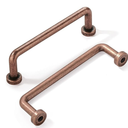khtumeware 10 Pack 3-3/4 inch Hole Center Antique Copper Cabinet Pulls Vintage Cabinet Handle Kitchen Hardware Farmhouse Vintage Dressing Table Drawer Handle Classic Wardrobe