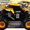 Monster Jam, Official JCB DIGatron Monster Truck, Collector Die-Cast Vehicle, 1:24 Scale, Kids Toys for Boys and Girls Aged 3 and up