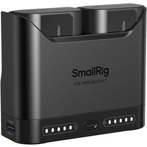 SMALLRIG DMW-BLK22 Camera Battery Set for Panasonic, 22.5W Dual Slot Charger with 1940mAh Batteries, Full Compatible with Panasonic Lumix GH5, GH5 II, GH6, GH7, S5, S5 II/IIX, S9, G9 II