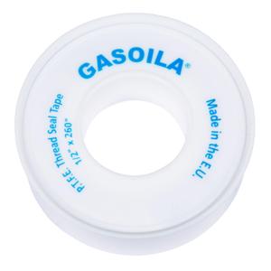 Gasoila PTFE Thread Seal Tape  Professional-Grade, 1/2 Inch x 260 Inch, Low-Density Thread Tape for Plumbing and Water Pipes  Leak-Proof Seal, Non-Toxic
