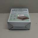 Reaks Grounding Sheets Queen Size, 95% Cotton + 5% Pure Silver Fiber, Fitted Bed Sheet with Deep Pocket Up to 15'', Earthing Mattress Pad with Grounding Cord