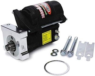 Powermaster Starter, Master Torque, 3.25:1 Gear Reduction, Black, 168 Tooth Flywheel, GM LS-Series, Each no tools