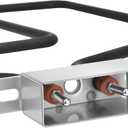 Stanbroil Replacement Part Electric Smoker and Grill Heating Element with Adjustable Thermostat Cord Controller for Most Smokers and Grills, 1500W