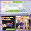 Honeydak 5 Pack Snack Containers 4 Compartment Bento Snack Boxes Reusable Lunchable Containers with Lids Divided Meal Prep Lunch Food Storage Box for School Work Travel(Halloween,Equal)