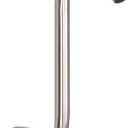 HarJue S Shaped Shower Arm, High Rise Shower Head Extension Pipe Standard 1/2" Connection with Flange, Awesome Shower Experience-Stainless Steel Bathroom Accessory(10 Inch S Shape, Brushed Nickel)