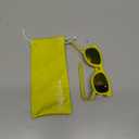 Polarized Baby Sunglasses With Strap - Unbreakable Flexible Infant Sunglasses For Toddlers Newborns 0-24 Months (Yellow)