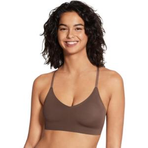 True & Co Women's Lace Racerback Adjustable Strap Bralette (Medium)