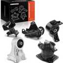 A-Premium 5PCS Engine Motor Mount and Transmission Mount Set Compatible with Honda Odyssey LX, EX, DX, NHL SE, 2008 2009 2010, VTEC, V6 3.5L, Automatic Transmission