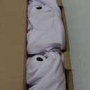 Halloween Decorations, 6 Pack 18.9'' High Solar Small Ghost String Stake Lights 12.8 FT, White Small Cloth Ghost Stakes with 8 Lighting Modes and Waterproof Outdoor Garden/Yard Path Lights, Clod Light