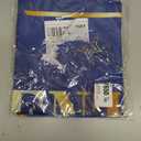 Blulu Retirement Party Decorations, Extra Large Fabric Retire Sign Banner Photo Booth Backdrop Background with Rope for Retirement Party Favor(72.8 x 43.3 Inches,Blue and Gold)