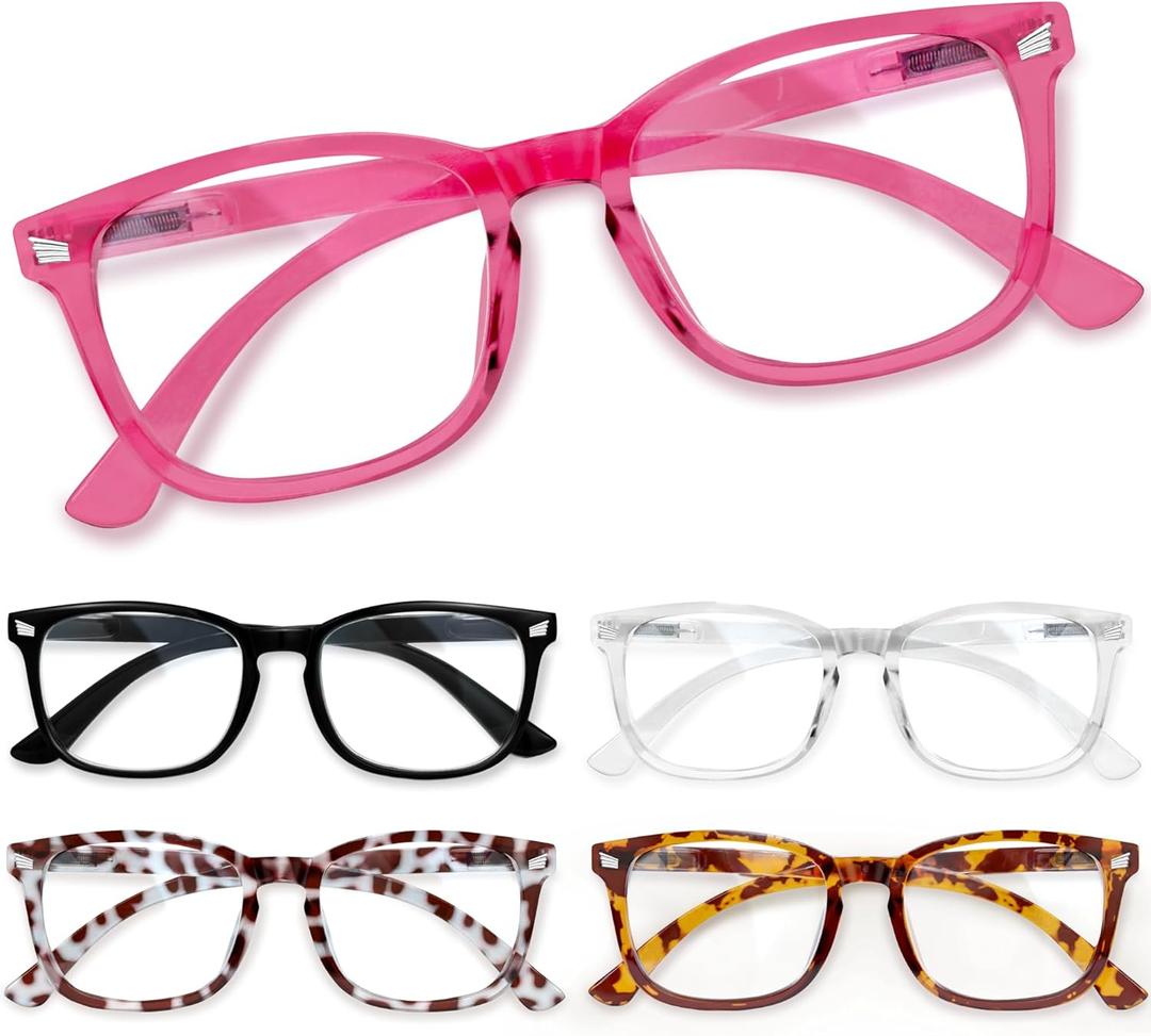 CCVOO Reading Glasses for Women/Men, Eyeglasses, Blue Light Readers for Women/Men, Computer Eye Glasses, Cheaters, +1,25