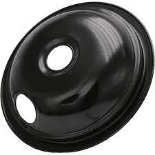 2 Packs Whirpool Drip Pans, Thickening to Prevent Bending and Rust-Includes Black Stove Drip Pans, Chrome 