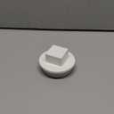 YSIL 1 Pack 2-1/2" Sewer Cleanout Cap NPT Cleanout Plug Male Adapter Male Threaded Pipe End Cap for Drain Pipe