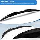 Glossy Black Truck Spoiler Fit for Ford Fusion 2013-2020Abs Material Rear Spoiler Wing Lip,Punch-Free Installation Rear Tail Wing
