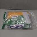 4 Pcs Mardi Gras Bunting Flag Banner Pleated Polyester Fabric Carnival Party Decoration Outdoor Flags and Banners Carnival Party Decoration for Home Indoor (2 x 4 ft)