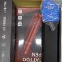 Wormhole Tattoo Kit Tattoo Gun Kit Tattoo Machine for Beginners 20 Color Inks Power Supply Machine Pen Red