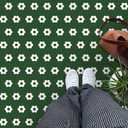MORCART Peel and Stick Floor Tile, Vinyl Flooring Waterproof, DIY Flooring for Bathroom, Kitchen, Fireplace, Pet House, Stairs, Bedrooms, Wall(20PCS,7.87" x 7.87",Dark Green)