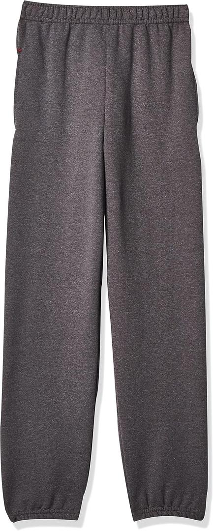 Fruit of the Loom boys Fleece Vest & Sweatpants, Sweatpants - Charcoal Heather, Medium US