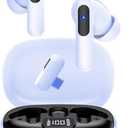 RYR Wireless Gaming Earbuds, 20ms Low Latency, Gaming Earbuds with Noise Cancelling Mic, 2.4Ghz & Bluetooth, LED Display, 36H Playtime for Meta Quest 3/ 2, PS5, PS4, VR, Switch, Steam Deck, PC, Phone