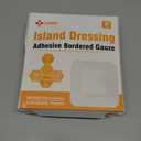 6''x6''-30count, Carbou Island Dressing Bordered Gauze Sterile Individually Wrapped Gauze Pads,Highly Absorbent Adhesive Dressing Pad,Soft and Breathable Wound Dressing for Wound Care