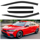 Window Visors Rain Guards for 2022 2023 2024 2025 Honda Civic, Out-Channel Window Vent Wind Deflectors Visors Shades for 22 23 24 25 Civic, for Sedan ONLY