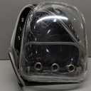 Pet Backpack, Breathable Safety Carrier Backpack Travel for Walk Outdoors for Bike for Hike(Upgraded Version Black)