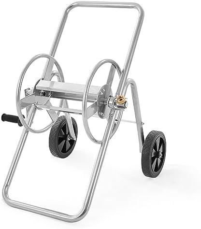VEVOR Hose Reel Cart, Hold Up to 175 ft of 5/8’’ Hose (Hose Not Included), Garden Water Hose Carts Mobile Tools with Wheels, Heavy Duty Powder-coated Steel Outdoor Planting for Garden, Yard, Lawn