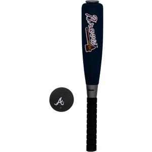 Franklin Sports MLB Jumbo Foam Baseball Bat + Ball Sets - Kids Oversize Foam Baseball Bats + Soft Baseballs - Indoor + Outdoor Youth Baseball Toy - MLB Team Baseball Bat + Ball Sets, 21-Inch