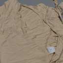 Women Wrap Tie Top Y2k Long SLeeve Ballet Workout Yoga Shirt Coquette Blouses (US, Alpha, Regular, Regular, Khaki), Size Small