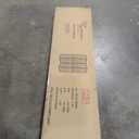 Roundhill Furniture Giyano 4 Panel Screen Room Divider, White