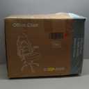 DUMOS Ergonomic Computer Gaming Chair - Home Office Desk with PU Leather Lumbar Support, Height Adjustable Big and Tall Video Game with Flip-up Armrest, Swivel Wheels for Adults and Teens