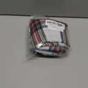 AQOTHES Pack of 2 Christmas Plaid Decorative Throw Pillow Covers Scottish Tartan Cushion Case for Farmhouse Home Holiday Decor Red and White, 18 x 18 Inches Red and White Plaid