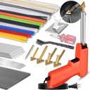 120W Plastic Welder, 5 Tips 3 in 1 Plastic Welding Kit, Plastic Repair Kit With 106pcs Welding Rods, 2-Speed Portable Gun Style Bumper Repair Kit For Plastic Welding, Car Bumper, Kayak Repair