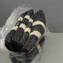 COSY HOMEER Kitchen Rugs and Mats Sets of 2PCS Non Slip Kitchen Mats for Floor Washable Kitchen Runner Stain Resistant Standing Mat for Kitchen,Sink,24"x48"+24"x59",Black