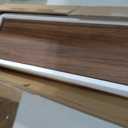 Walnut Floating Shelves for Wall Decor, 52 in Shelf with Lip, 2 Set, 51.2in
