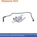 Aluminium Engine Coolant Thermostat Housing Assembly Kit(with Throttle Body Inlet Heater Pipe).Fit for Chevy Cruze 2011-2016, Chevy Sonic 2013-2018 1.8L .Replaces Part # 25199824,25192228,25192904.