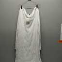 Womens Midi Dress, White, Size L