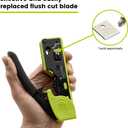 trueCABLE Crimp Tool for Pass Through RJ45 All-in-One Ethernet Tool: Crimp, Cut, Score - Works with Cat5e, Cat6, Cat6A Shielded and Unshielded Connectors
