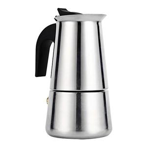 100ml Stainless Steel Mocha Coffee Pot Kettle Stove Top Espresso Make Pot, Sliver