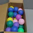 Hanaive 100 Pack Table Tennis Balls Multi Colored 40mm Plastic Balls Bulk Washable Small Game for Carnival Pool Games, Party Decoration Pet Toy